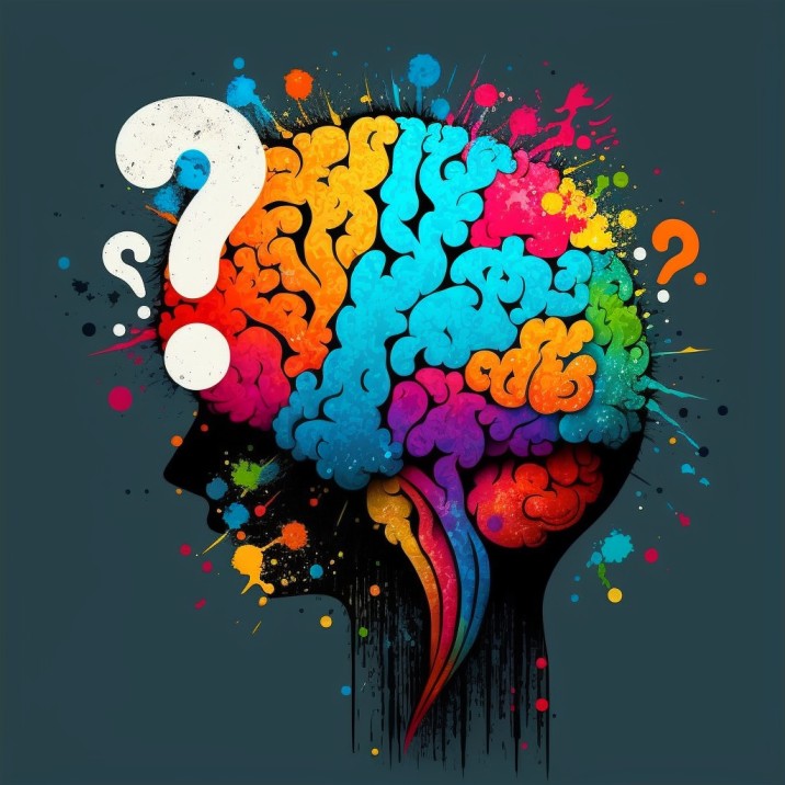 Brain Ideas Rainbow Questionmark